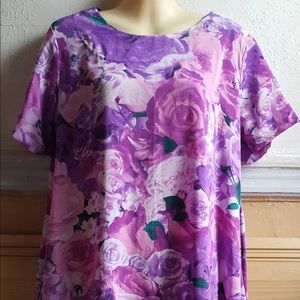Dress colorful purple size L